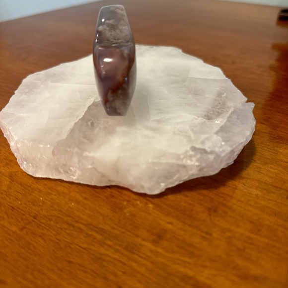 Flower agate heart - Picture 6 of 6